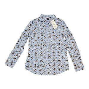 Cinch Youth Girl's Light Blue Baby Cow Button Down Shirt CTW3380002